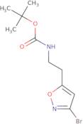 tert-Butyl N-[2-(3-bromo-1,2-oxazol-5-yl)ethyl]carbamate