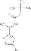 [1-(3-Bromo-isoxazol-5-yl)-ethyl]-carbamic acid tert-butyl ester