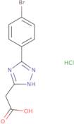 [5-(4-Bromo-phenyl)-4H-[1,2,4]triazol-3-yl]-acetic acid hydrochloride