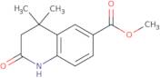 4,4-Dimethyl-2-oxo-1,2,3,4-tetrahydro-quinoline-6-carboxylic acid methyl ester