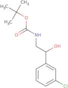 tert-Butyl 2-(3-chlorophenyl)-2-hydroxyethylcarbamate