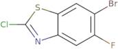 6-Bromo-2-chloro-5-fluoro-1,3-benzothiazole