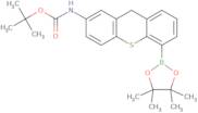 tert-butyl 5-(4,4,5,5-tetramethyl-1,3,2-dioxaborolan-2-yl)-9H-thioxanthen-2-ylcarbamate