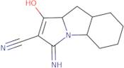 3-Amino-1-oxo-1H,4aH,5H,6H,7H,8H,8aH,9H,9aH-cyclohexa[b]pyrrolizine-2-carbonitrile