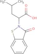 (2S)-4-Methyl-2-(3-oxo-2,3-dihydro-1,2-benzothiazol-2-yl)pentanoic acid