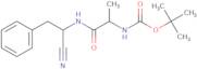 tert-Butyl (S)-1-((S)-1-cyano-2-phenylethylamino)-1-oxopropan-2-ylcarbamate
