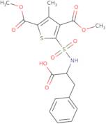 (2S)-2-({[3,5-Bis(methoxycarbonyl)-4-methylthien-2-yl]sulfonyl}amino)-3-phenylpropanoic acid