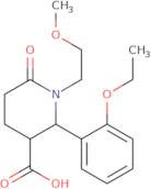 (2R,3R)-2-(2-Ethoxyphenyl)-1-(2-methoxyethyl)-6-oxopiperidine-3-carboxylic acid