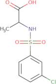 (2S)-2-(3-Chlorobenzenesulfonamido)propanoic acid