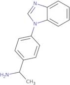 (1S)-1-[4-(1H-1,3-Benzodiazol-1-yl)phenyl]ethan-1-amine
