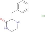 (3S)-3-Benzyl-2-piperazinone hydrochloride