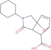 3-Cyclohexyl-4-oxo-10-oxa-3-aza-tricyclo-[5.2.1.0(1,5)]dec-8-ene-6-carboxylic acid