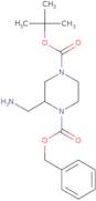 1-Benzyl 4-tert-butyl (2R)-2-(aminomethyl)piperazine-1,4-dicarboxylate