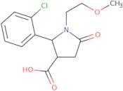 (2R,3R)-2-(2-Chloro-phenyl)-1-(2-methoxy-ethyl)-5-oxo-pyrrolidine-3-carboxylic acid