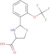 (4R)-2-[2-(Trifluoromethoxy)phenyl]-1,3-thiazolidine-4-carboxylic acid
