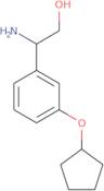 (2R)-2-Amino-2-(3-cyclopentyloxyphenyl)ethan-1-ol