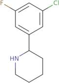 (2S)-2-(5-Chloro-3-fluorophenyl)piperidine