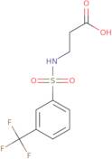 3-[3-(Trifluoromethyl)benzenesulfonamido]propanoic acid