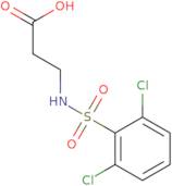 3-(2,6-Dichlorobenzenesulfonamido)propanoic acid