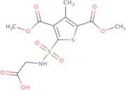 2-[3,5-Bis(methoxycarbonyl)-4-methylthiophene-2-sulfonamido]acetic acid