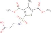 3-[3,5-Bis(methoxycarbonyl)-4-methylthiophene-2-sulfonamido]propanoic acid