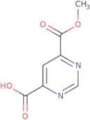 6-(Methoxycarbonyl)pyrimidine-4-carboxylic acid