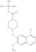 tert-Butyl 4-((4-chloro-7-methoxyquinazolin-6-yl)oxy)piperidine-1-carboxylate