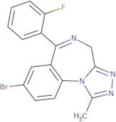 8-Bromo-6-(2-fluorophenyl)-1-methyl-4H-(1,2,4)triazolo(4,3-A)(1,4)benzodiazepine,1mg/ml in methanol