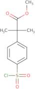 Methyl 2-[4-(chlorosulfonyl)phenyl]-2-methylpropanoate