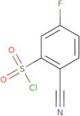 2-Cyano-5-fluorobenzene-1-sulfonyl chloride