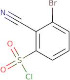 3-Bromo-2-cyanobenzene-1-sulfonyl chloride