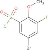 5-Bromo-3-fluoro-2-methoxybenzene-1-sulfonyl chloride