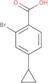 2-Bromo-4-cyclopropylbenzoic acid