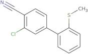 2-Chloro-4-[2-(methylsulfanyl)phenyl]benzonitrile