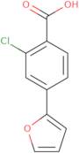 2-Chloro-4-(furan-2-yl)benzoic acid