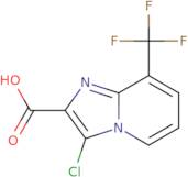 3-Chloro-8-(trifluoromethyl)imidazo[1,2-a]pyridine-2-carboxylic acid