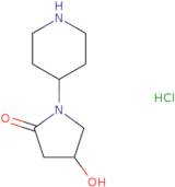 4-Hydroxy-1-(piperidin-4-yl)pyrrolidin-2-one hydrochloride