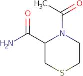 4-Acetylthiomorpholine-3-carboxamide