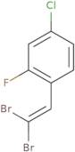 1-(2,2-Dibromovinyl)-4-chloro-2-fluorobenzene