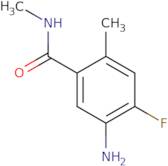 5-Amino-4-fluoro-N,2-dimethylbenzamide