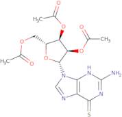 2-Amino-6-mercapto-9-(2',3',5'-tri-O-acetyl-b-ribofuranosyl)purine