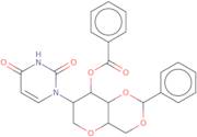 1,5-Anhydro-3-O-benzoyl-4,6-O-benzylidene-2-deoxy-2-(N4-benzoylcytidin-1-yl)-D-altro-hexitol