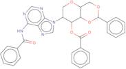 1,5-Anhydro-3-O-benzoyl-4,6-O-benzylidene-2-deoxy-2-(N6-benzoyladenin-1-yl)-D-altro-hexitol