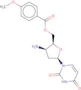 3'-Amino-5'-O-p-anisoyl-2',3'-dideoxyuridine