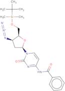 3'-Azido-N4-benzoyl-5'-O-tert-butyldimethylsilyl-2',3'-dideoxycytidine