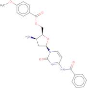 3'-Amino-5'-O-p-anisoyl-N4-benzoyl-2',3'-dideoxycytidine