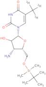 3'-Amino-5'-O-tert-butyldimethylsilyl-3'-deoxy-D3-thymidine