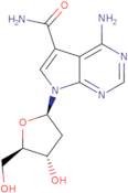 4-Amino-7-(2-deoxy-b-D-ribofuranosyl)-7H-pyrrolo[2,3-d]pyrimidin-5-carboxamide