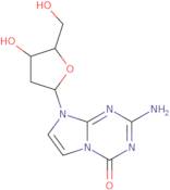 2-Amino-8-(2-deoxy-β-D-ribofuranosyl)-imidazo[1,2-α]-1,3,5-triazin-4(8H)-one