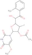 2'-O-Acetyl-3'-deoxy-3'-fluoro-5-methoxy-5'-O-toluoyluridine